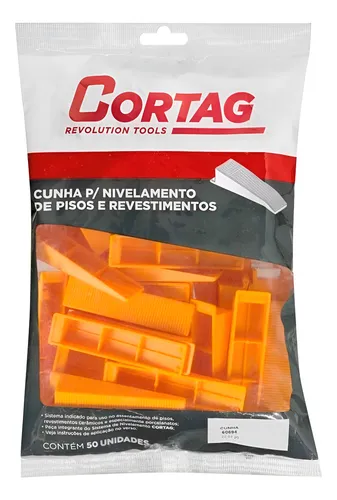 Imagem do produto CUNHA NIVELADORA LARGA 50 PCS CORTAG