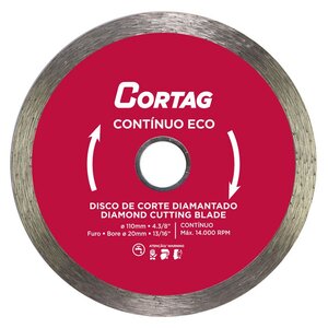 Imagem do produto DISCO DIAM CONTINUO 110X20MM ECO CORTAG