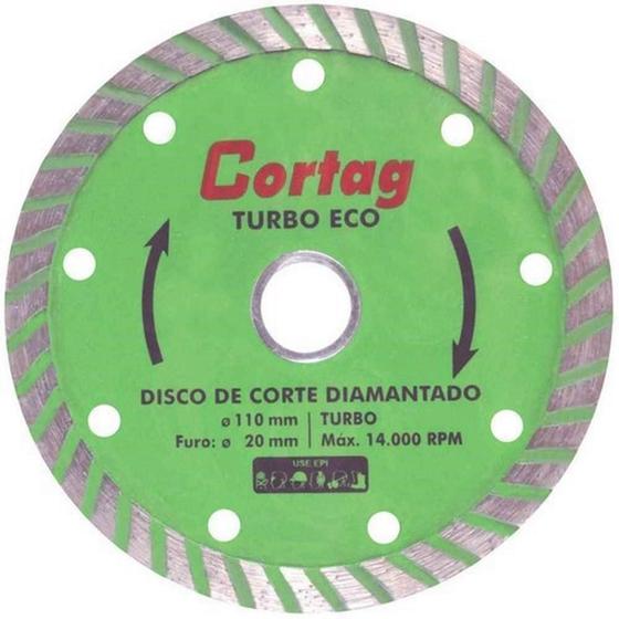 Imagem do produto DISCO DIAM TURBO ECO 110X20MM CORTAG