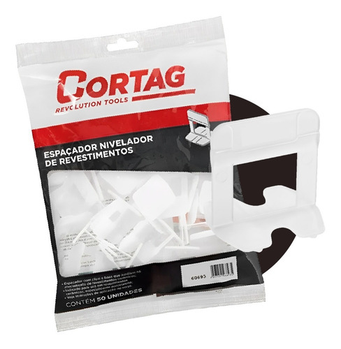 Imagem do produto ESPACADOR P/ PORCEL 1,5MM LARGO C/ 50PCS CORTAG