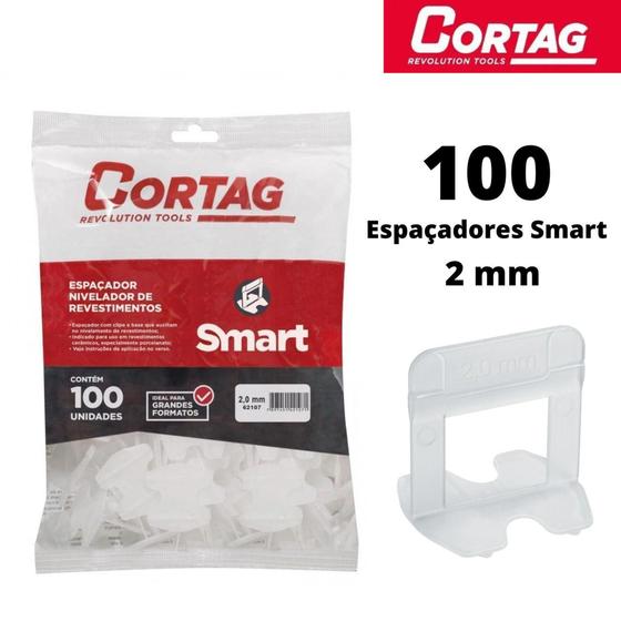 Imagem do produto ESPACADOR P/ PORCEL 2MM LARGO C/100 CORTAG