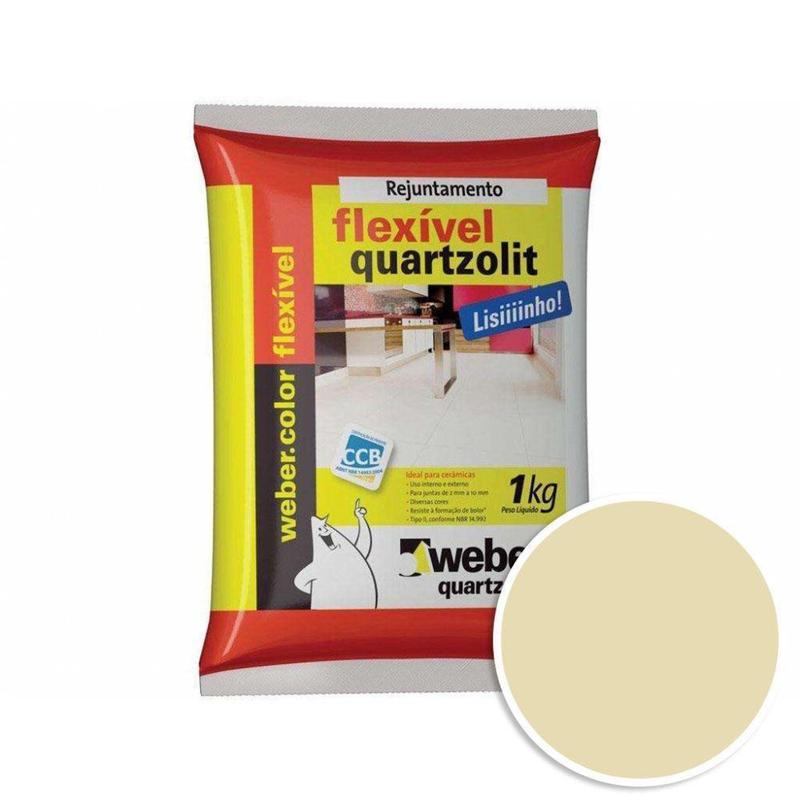 Imagem do produto REJUNTE FLEXIVEL BEGE 5KG QUARTZOLIT