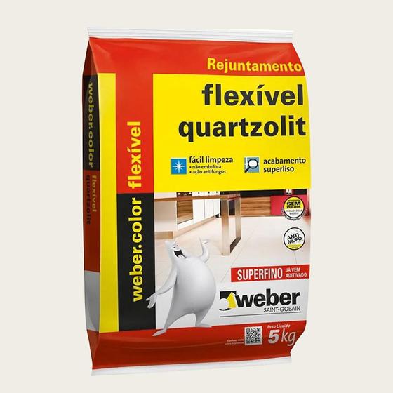 Imagem do produto REJUNTE FLEXIVEL BRANCO 5KG QUARTZOLIT