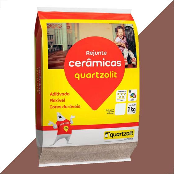 Imagem do produto REJUNTE FLEXIVEL MARROM CAFE 1KG QUARTZOLIT