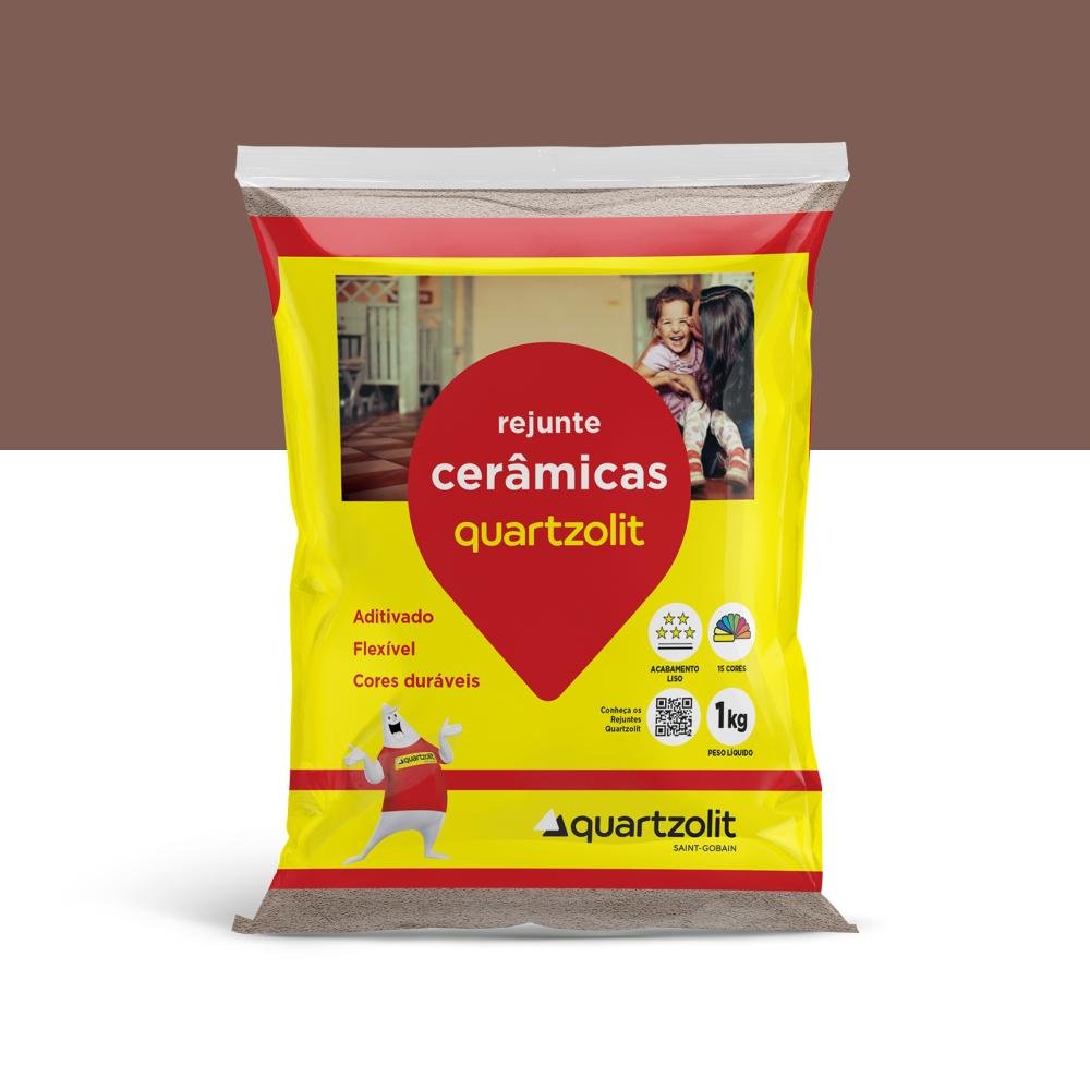 Imagem do produto REJUNTE FLEXIVEL MARROM CAFE 5KG QUARTZOLIT