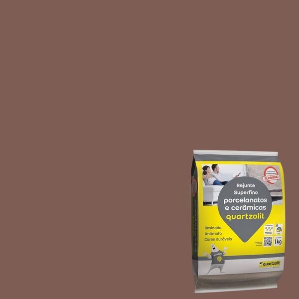 Imagem do produto REJUNTE SILICONADO 1KG MARROM H-MAIS