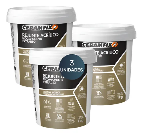 Imagem do produto REJUNTE SILICONADO 1KG PRETO GRAFITE H-MAIS