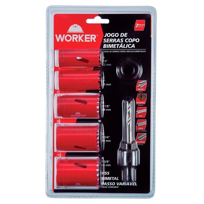 Imagem do produto SERRA COPO BI METAL 1.1/4" 32MM WORKER