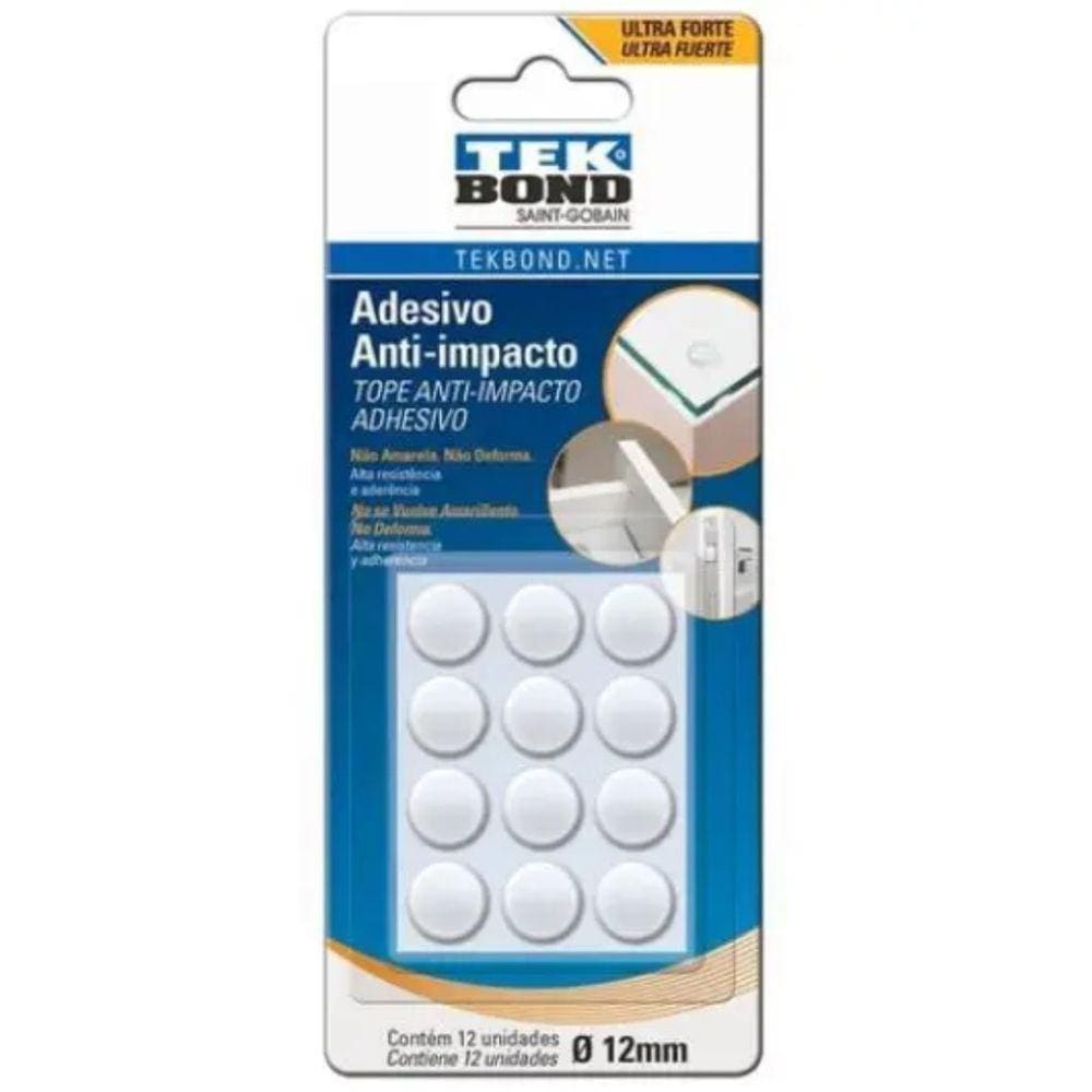 Imagem do produto ADESIVO ANTI IMPACTO TRANSP RED 8MM 28PCS-KALA