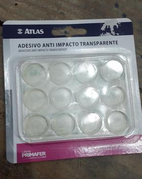 Imagem do produto ADESIVO ANTI IMPACTO TRANSPARENTE RED 15MM 16PC PRIMAFER