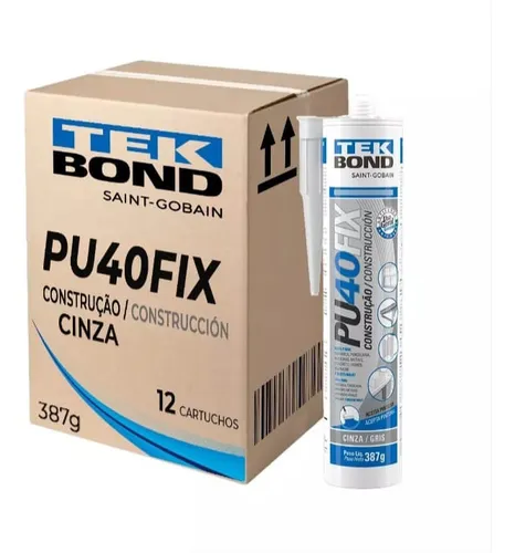 Imagem do produto ADESIVO SELANTE PU40 FIX BRANCO 387G/280ML TEKBOND
