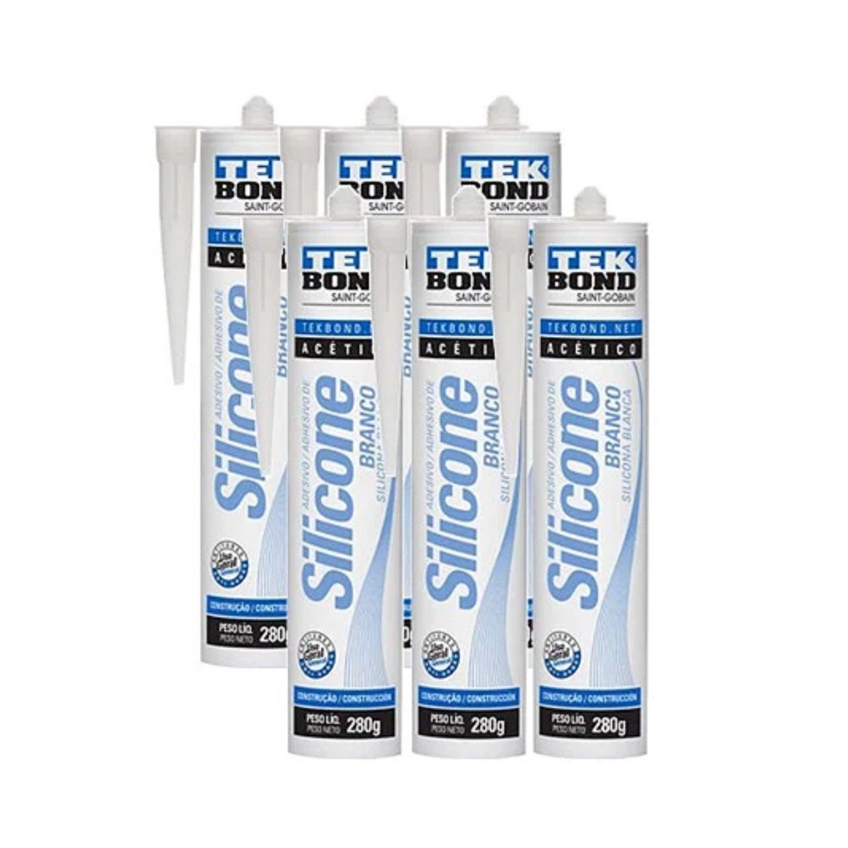 Imagem do produto ADESIVO SILICONE 280G INCOLOR TEKBOND