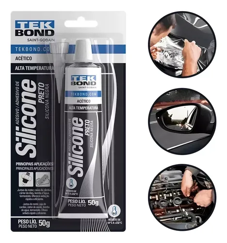 Imagem do produto ADESIVO SILICONE ACT PT ALTA TEMP 50G TEKBOND