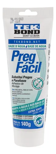 Imagem do produto ADESIVO SILICONE PREGFACIL 140G TEKBOND