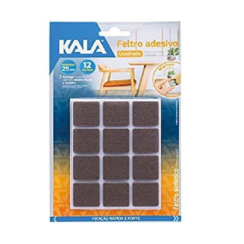 Imagem do produto FELTRO ADESIVO PR QUAD 25MM 12 PCS KALA
