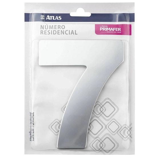 Imagem do produto NUMERO 0 P/CASA ADESIVO ACM PR ATLAS