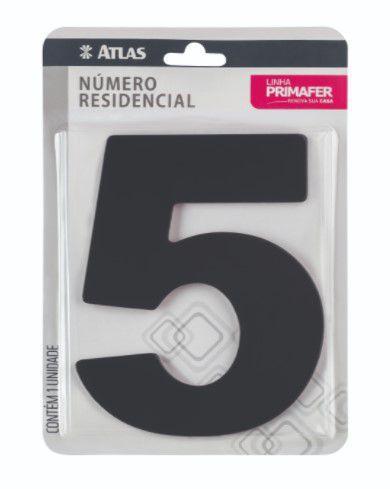 Imagem do produto NUMERO 5 P/CASA ADESIVO ACM PR ATLAS