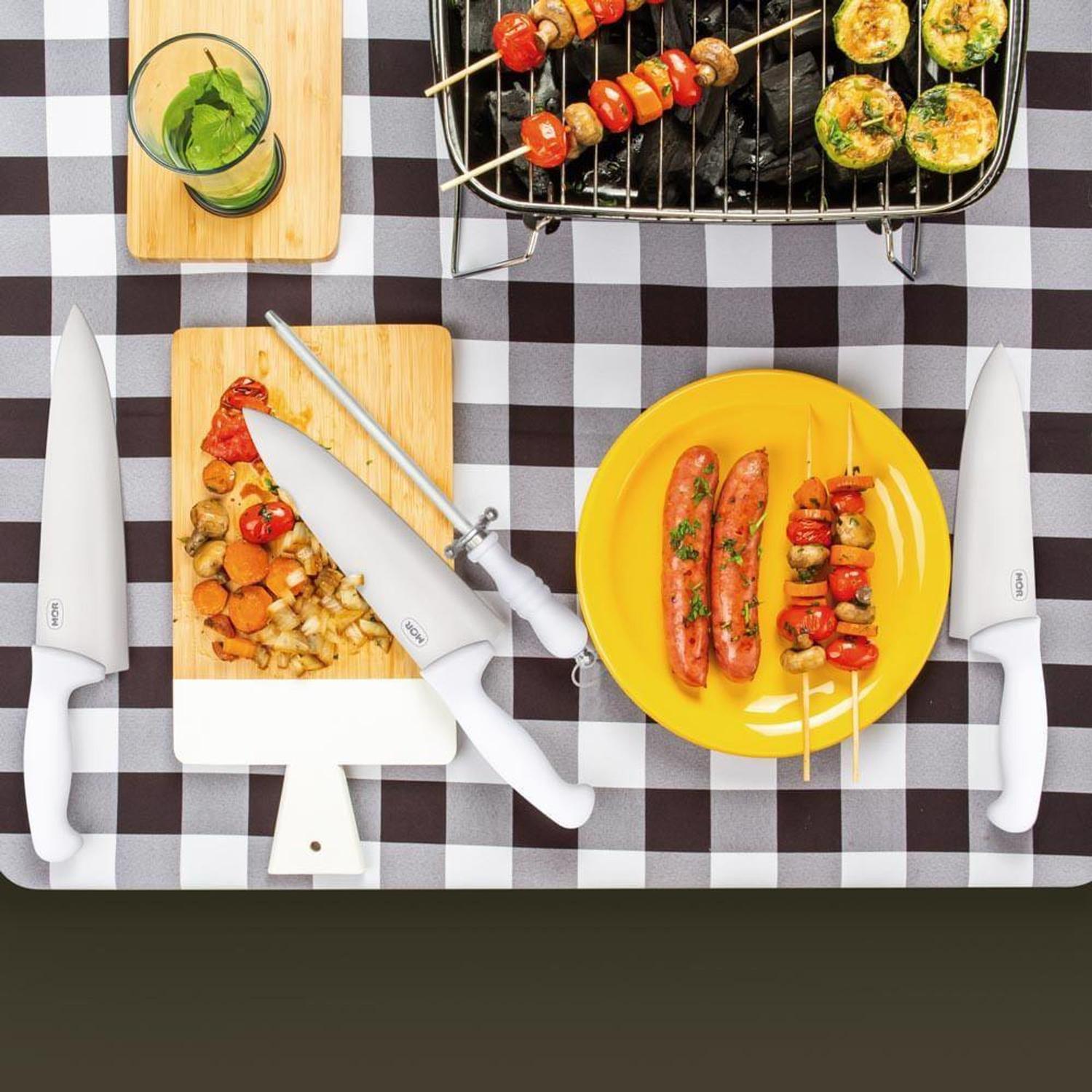 Imagem do produto CJ ASSADOR PREMIUM 2 PCS FACA 9" E CHAIRA MOR