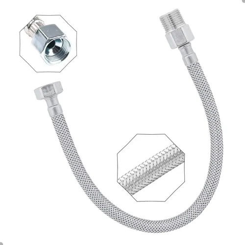 Imagem do produto ENGATE FLEX TRANCADO 60CM INOX 8096 BIG LU