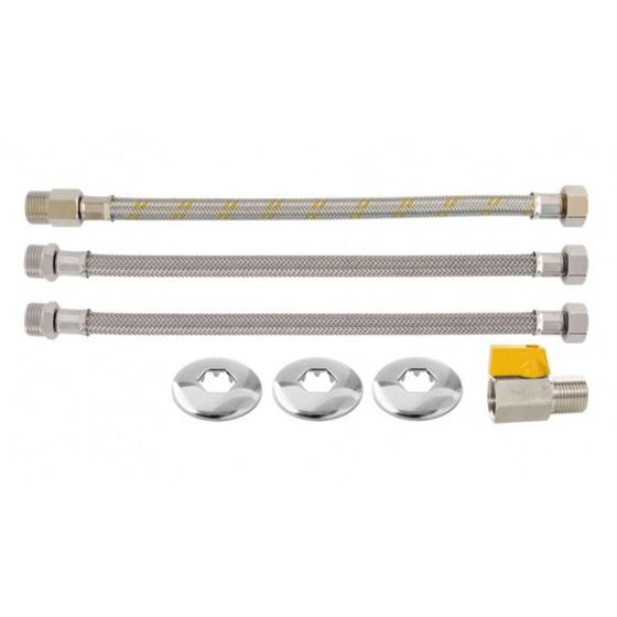 Imagem do produto KIT P/ INST GAS FLEX 1,2M ADAP 1/2 X 3/8 BLUKIT