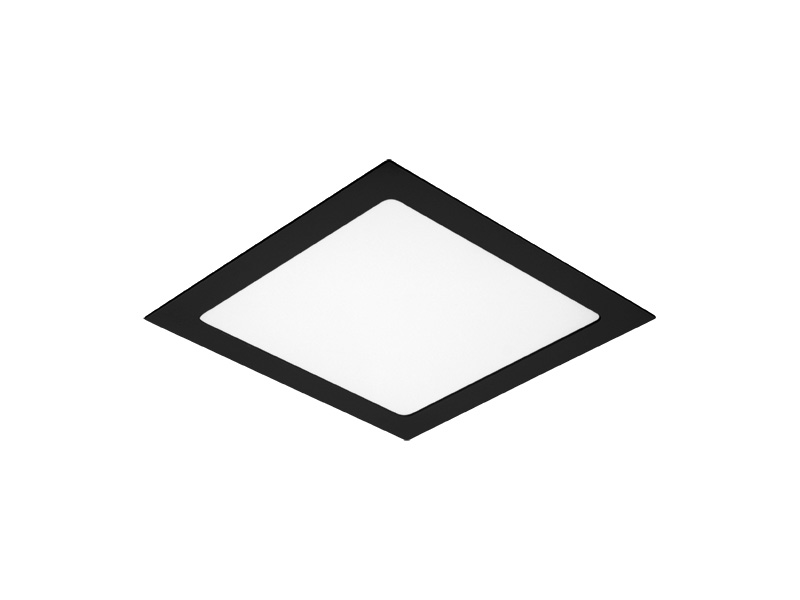 Imagem do produto PAINEL LED SOB QUAD 18W LYS PRETO 6500K TASCHIBRA