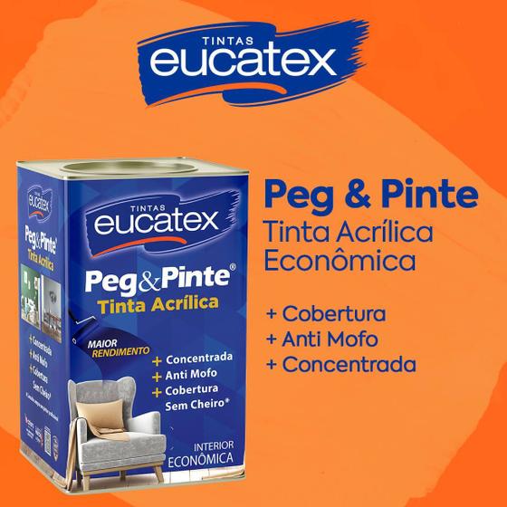 Imagem do produto PEG & PINTE ACR 18L BRANCO GELO EUCATEX