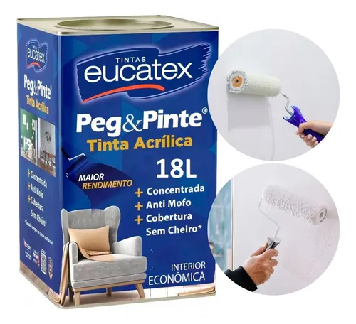 Imagem do produto PEG & PINTE ACR 18L BRANCO N EUCATEX