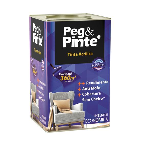 Imagem do produto PEG & PINTE ACR 18L BRANCO NEVE EUCATEX