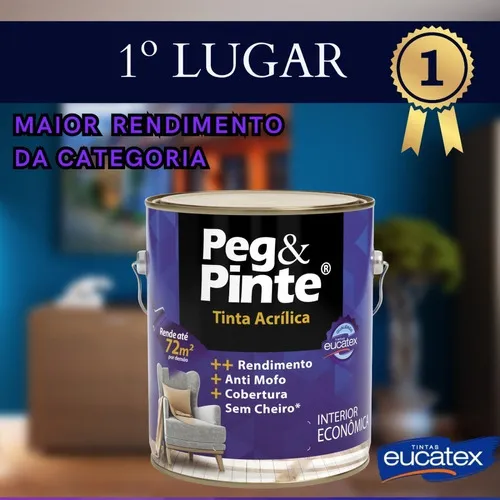 Imagem do produto PEG & PINTE PROF INT - 3,6L BR GELO EUCATEX