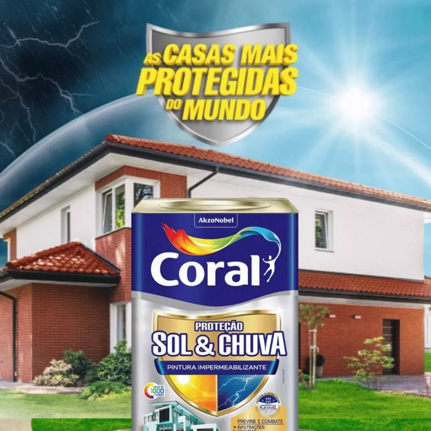 Imagem do produto PROTECAO SOL E CHUVA ACR TOTAL AREIA 16L CORAL