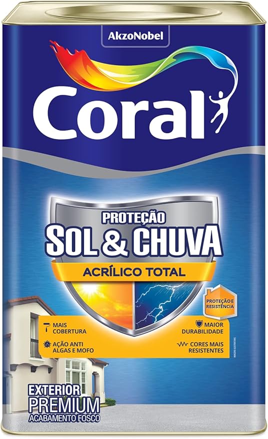 Imagem do produto PROTECAO SOL&CHUVA ACR TOTAL BRANCO 18L CORAL