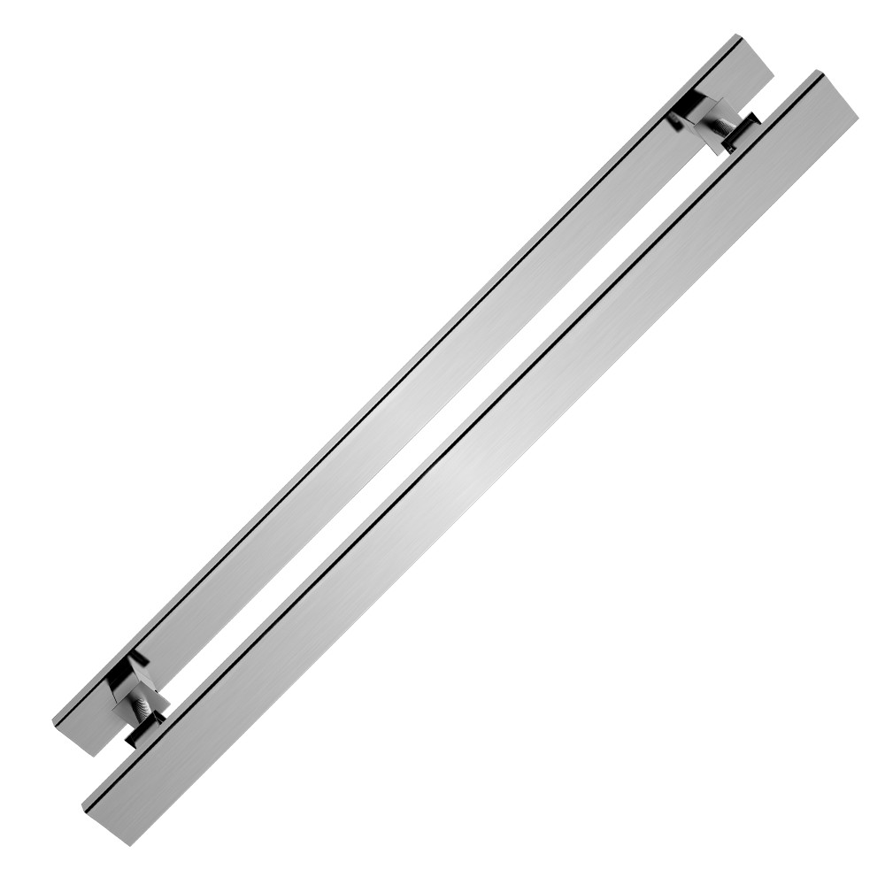 Imagem do produto PUXADOR QUAD INOX 304 DUPLO RIBEIRAO 400MM - FOSCO STAM