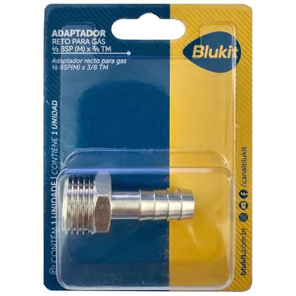 Imagem do produto ADAPT RETO NIQ P/GAS 1/2 BSP(M) X TM 3/8 180112 BLUKIT