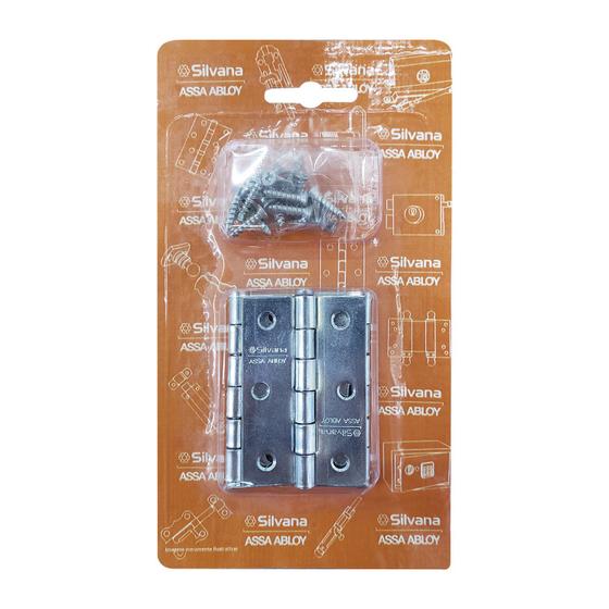 Imagem do produto DOBRADICA INOX 883 X 3' C/ 03 UNDS SILVANA