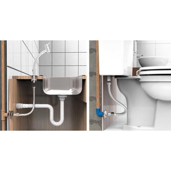 Imagem do produto ENGATE FLEX ACO INOX - 40CM BLUKIT