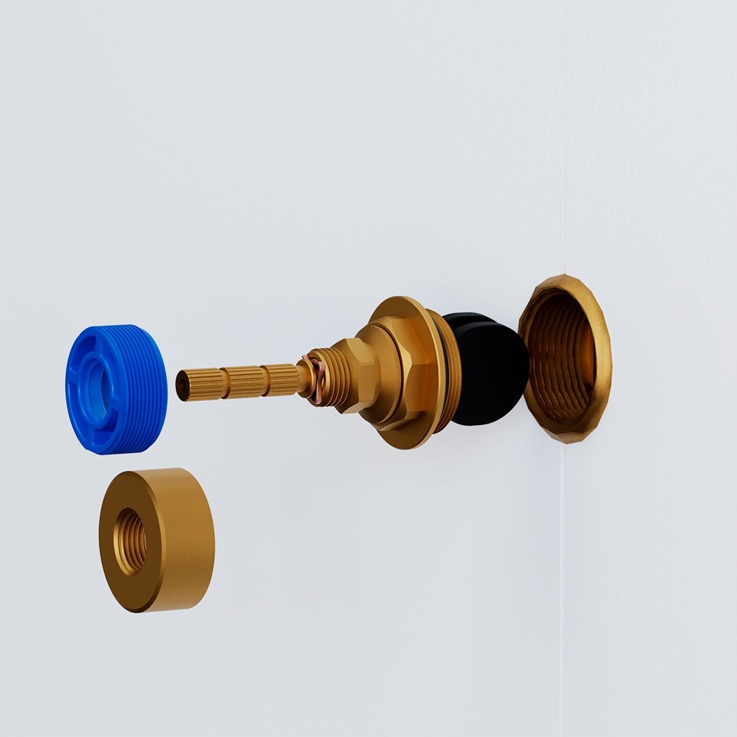 Imagem do produto KIT FACIL P/ REG GAVETA ACAB DECA DREAMPOLO 289204-41 BLUKIT