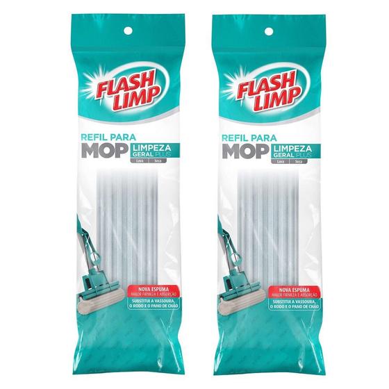 Imagem do produto REFIL PARA MOP LIMPEZA GERAL PLUS RMOP7671 FLASH LIMP