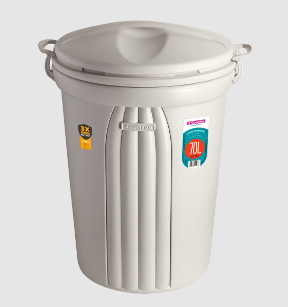 Imagem do produto CESTO LIXO PLASTICO 70L SANREMO