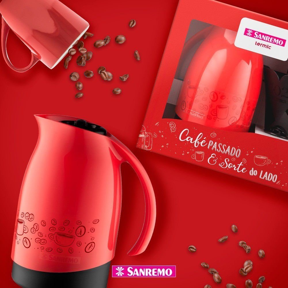 Imagem do produto CONJ BULE 700ML+ SUPO P/ FILT CAFE TAM 102 SANREMO