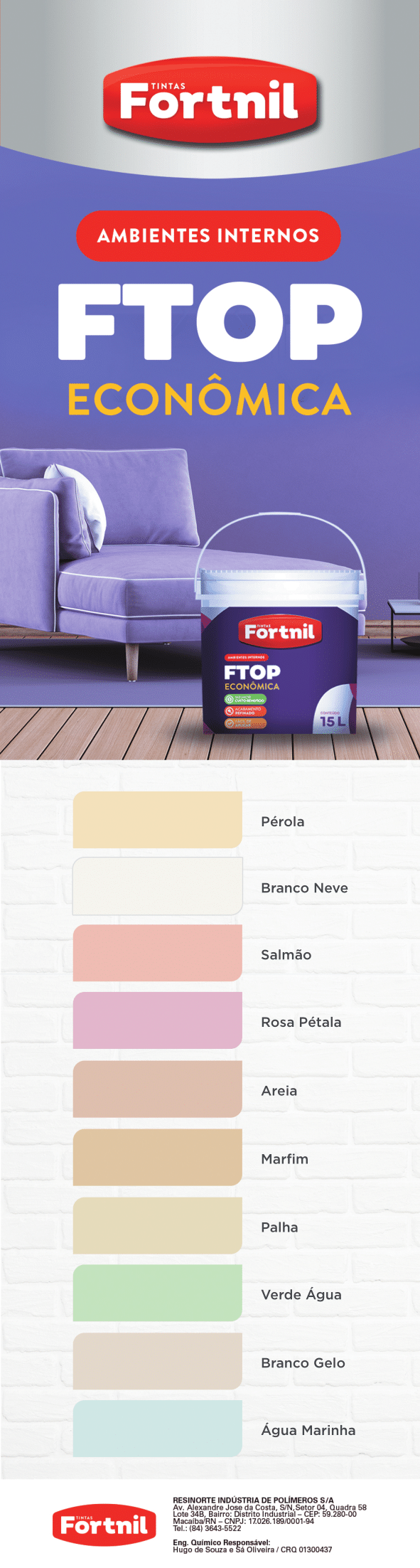 Imagem do produto FTOP 15L PALHA FORTNIL