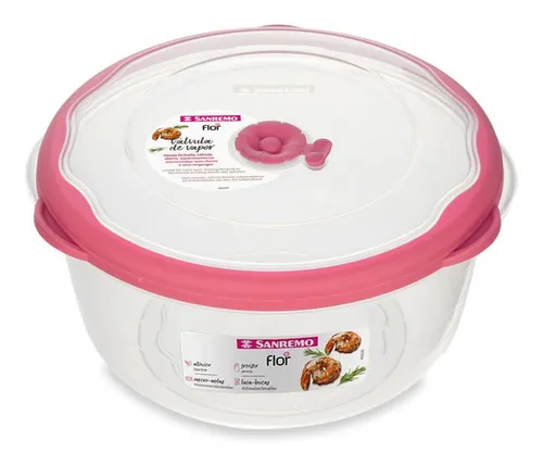 Imagem do produto POTE REDONDO PLASTICO 1,1L SANREMO
