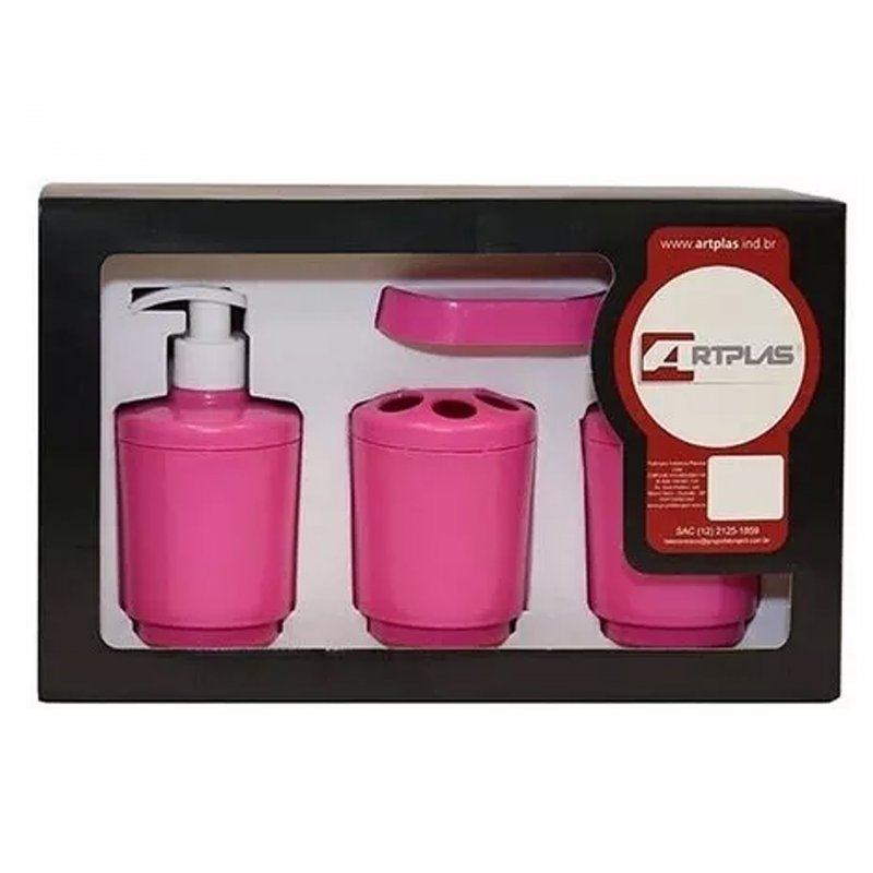 Imagem do produto KIT SOBREPOR 4 PC ROSA ARTPLAS