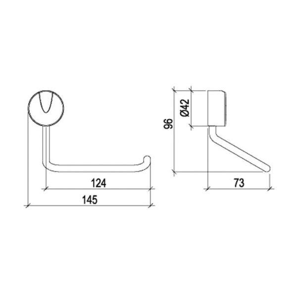 Imagem do produto PAPELEIRA LUNA REF 2020 C41 LORENZETTI