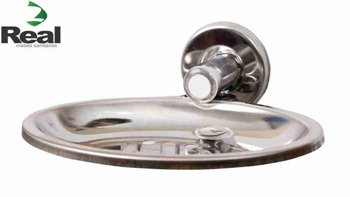 Imagem do produto SABONETEIRA PLASTICA REAL METAIS