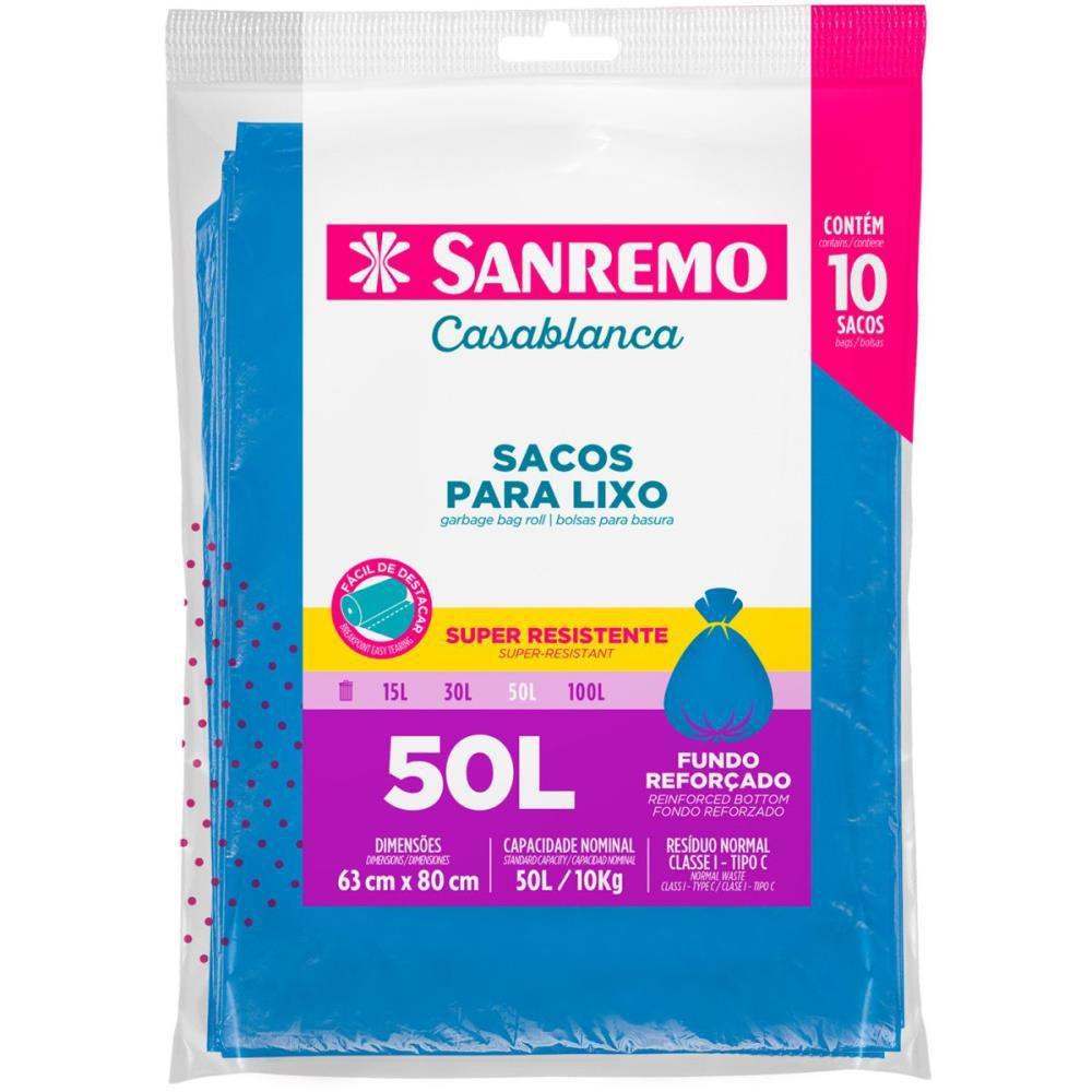 Imagem do produto SACO P/ LIXO ALMOFADA 50L PTO SANREMO