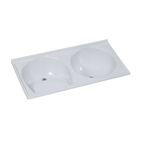 Imagem do produto TANQUE DUPLO MARM SINT SENIOR BRANCO 100X051 MARMOBELL