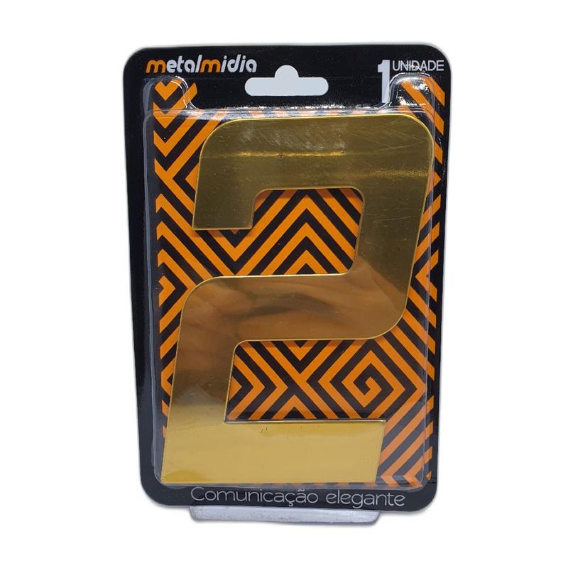 Imagem do produto NUMERO RESID 130MM BRANCO 03 METAL MIDIA