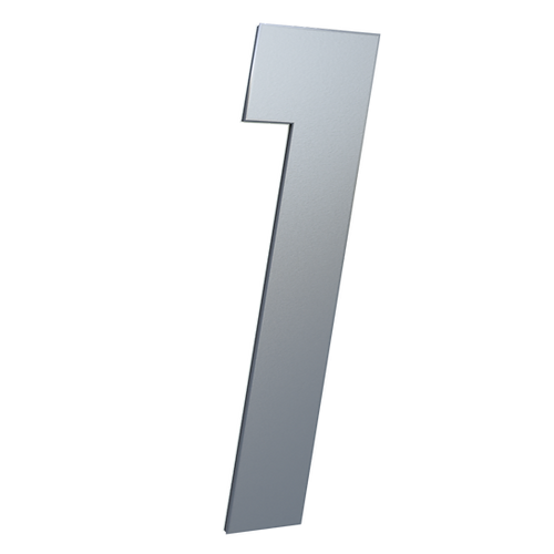 Imagem do produto NUMERO RESID 130MM PRATA ESCOVADO 03 METAL MIDIA