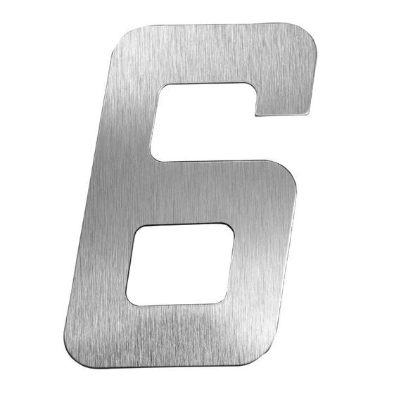 Imagem do produto NUMERO RESID 130MM PRATA ESCOVADO 07 METAL MIDIA