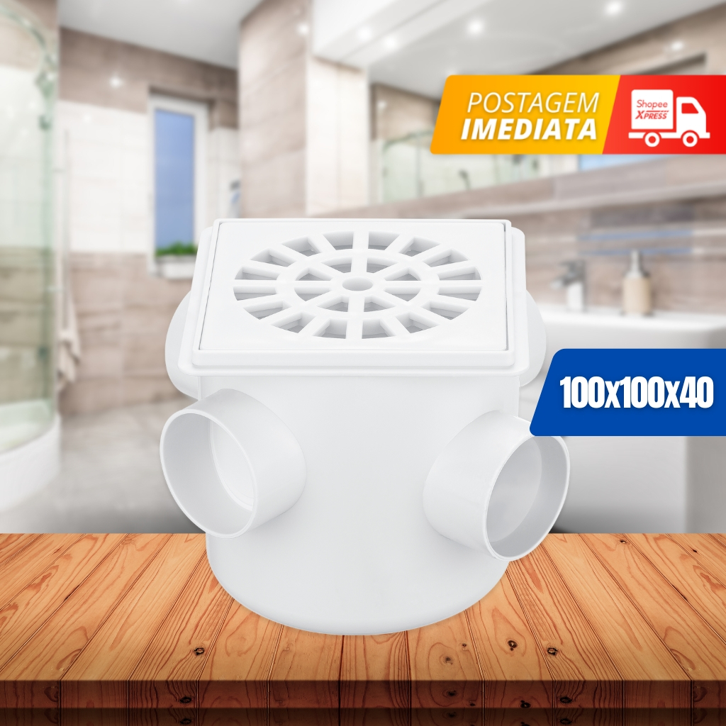 Imagem do produto CAIXA SIF 100X100X40 C/GRELHA QUAD 258 HERC